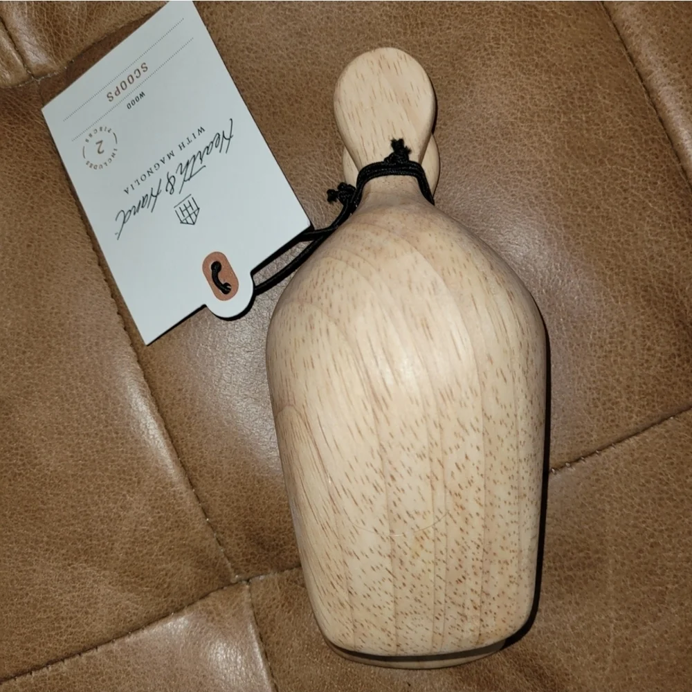 Hearth & Hand with Magnolia ~ Wooden Scoops (Set of 2)